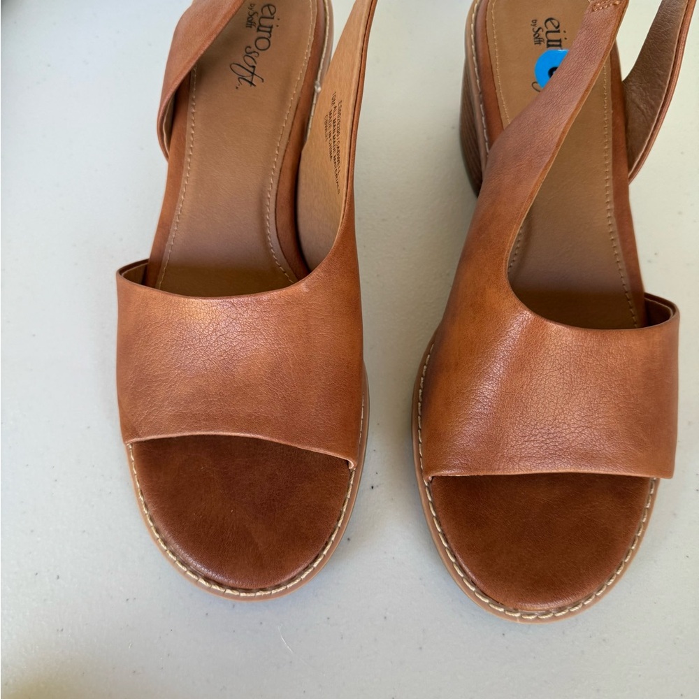 EuroSoft Brown Slingback Sandal